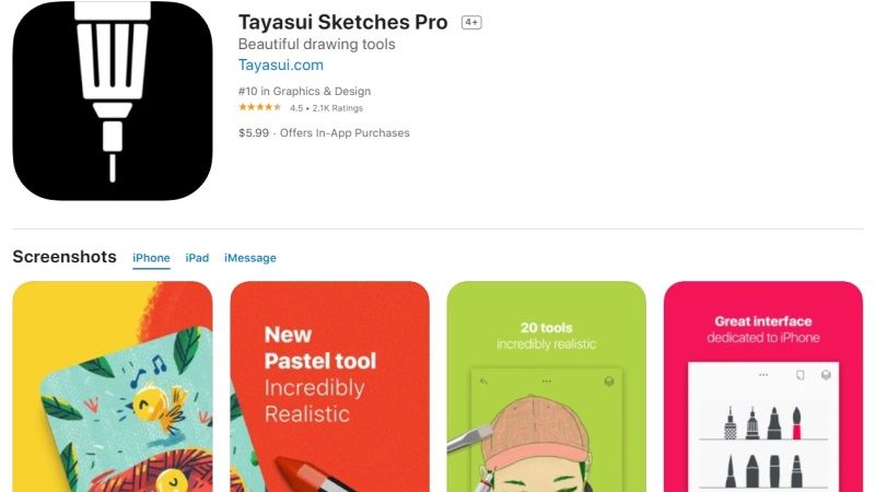 tayasui sketches pro