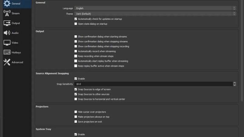 best obs recording settings