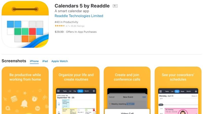calendars 5 by readdle