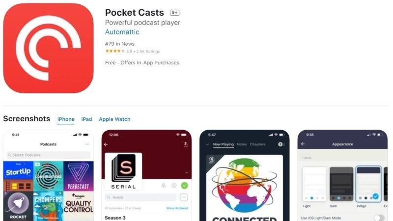 pocket casts