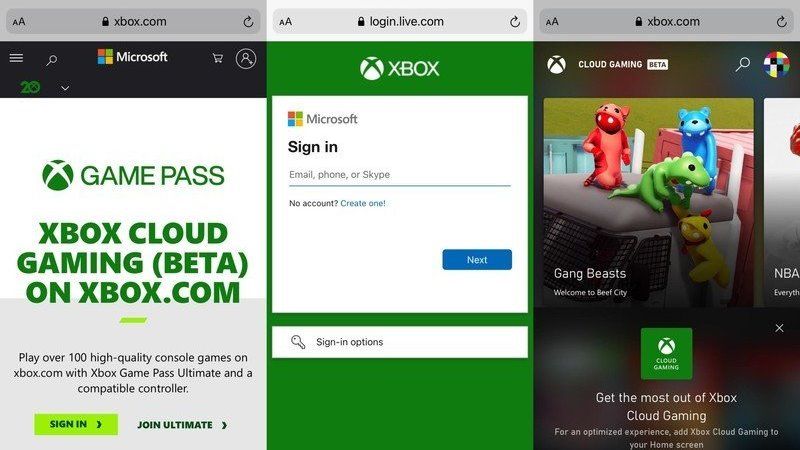 set up xbox cloud gaming (xcloud) on ios