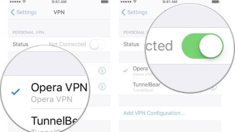 setup vpn on iphone