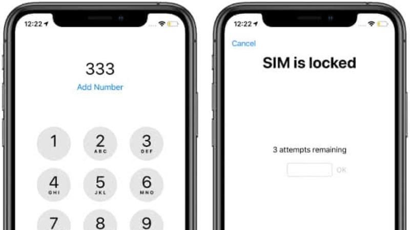 unlock sim card on iphone