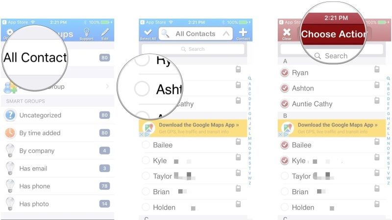 delete multiple contacts on your iphone