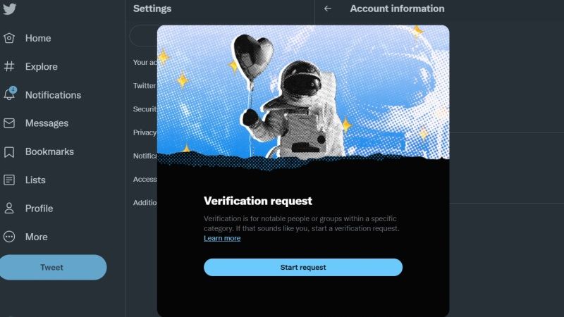 get verified on twitter