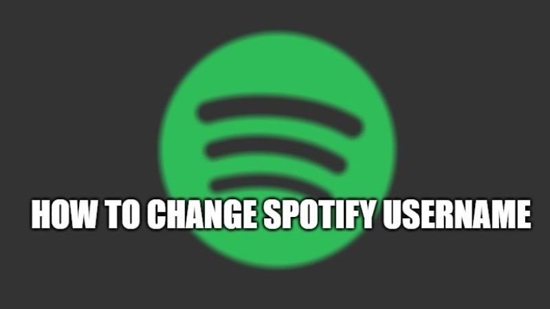how to change spotify username