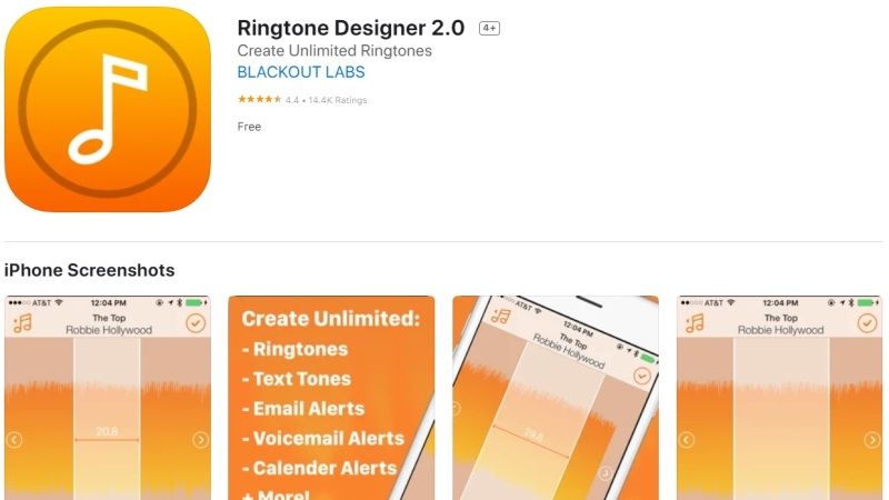 ringtone designer 2.0