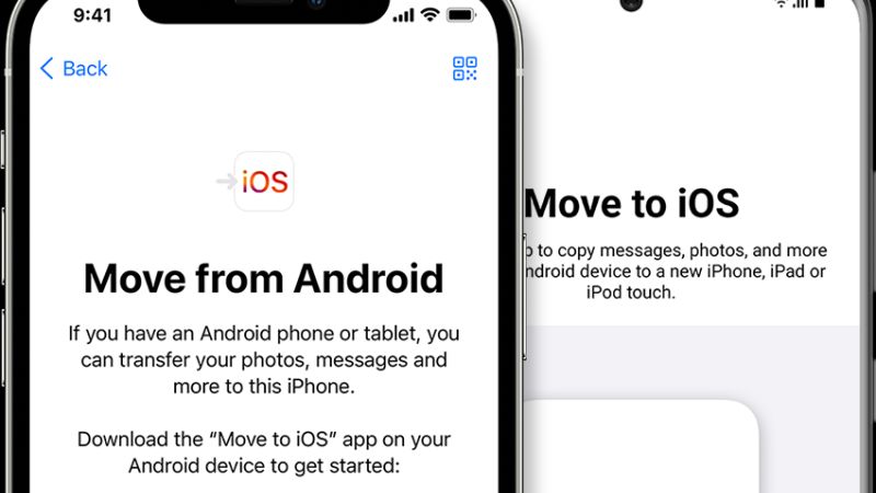 transfer data from android to iphone