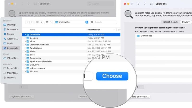 use spotlight on the mac