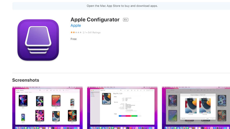 apple configurator app to install tvos 15.6 on apple tv