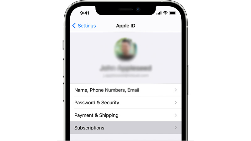 cancel subscriptions on iphone