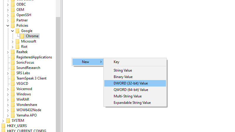 disable safe browsing in google chrome