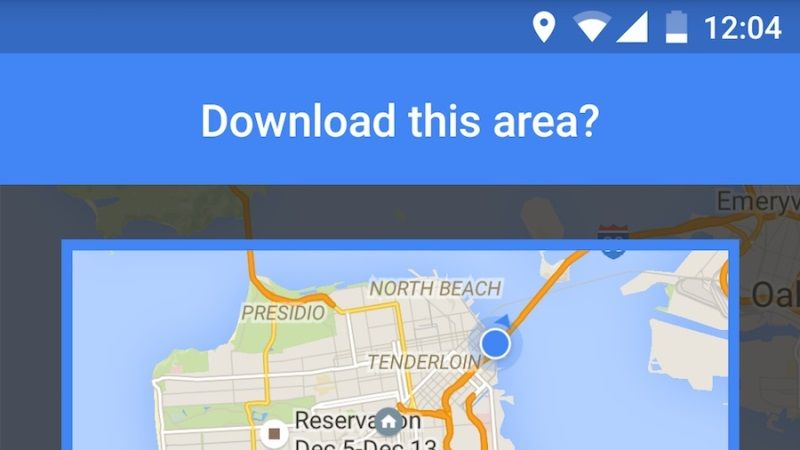 download a map on google maps