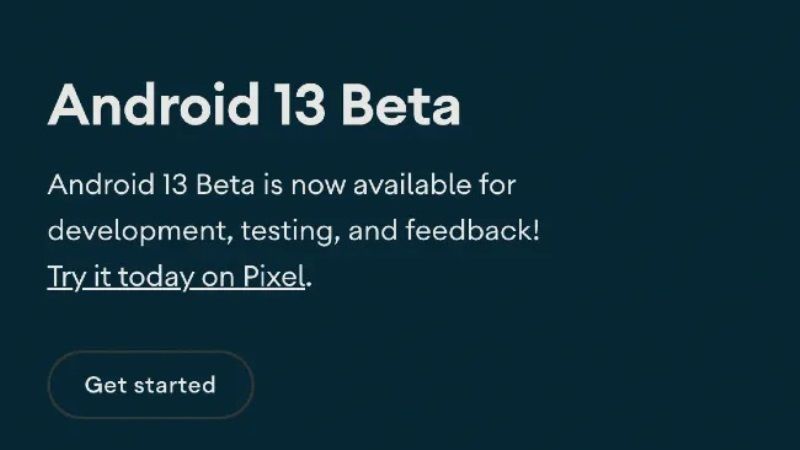 download android 13 beta 1 for google pixel devices