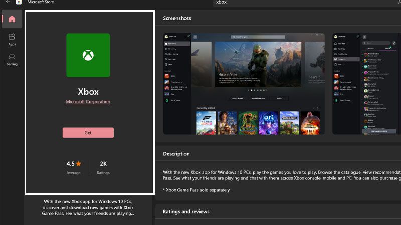 download xbox app to stream games on windows 10