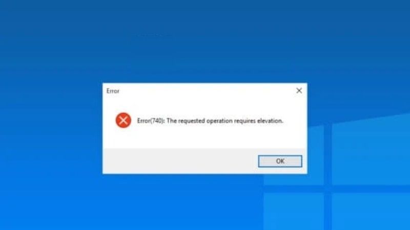fix error 740 while adding printer on windows 10 11