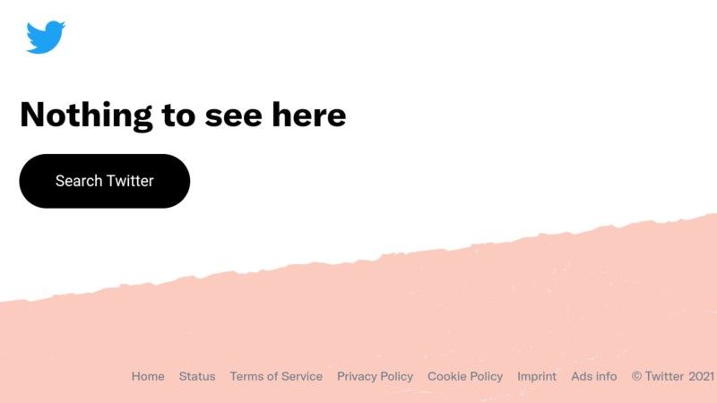 fix twitter nothing to see here error