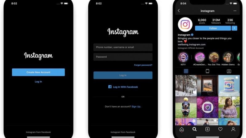 how to enable instagram dark mode on iphone and android