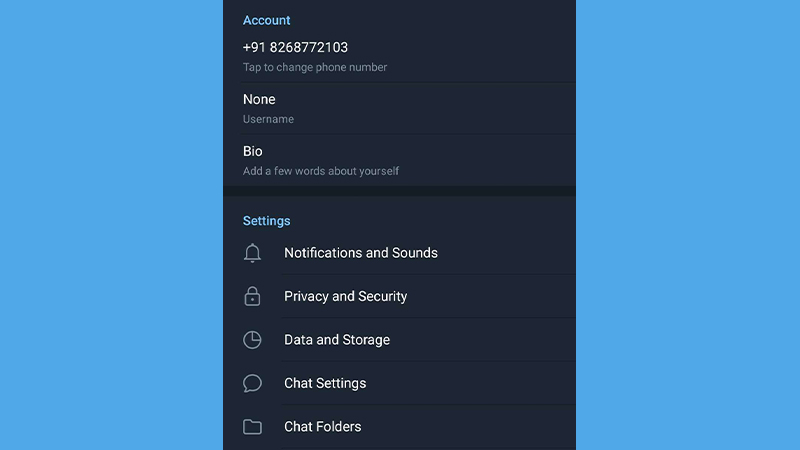 telegram for android step 2