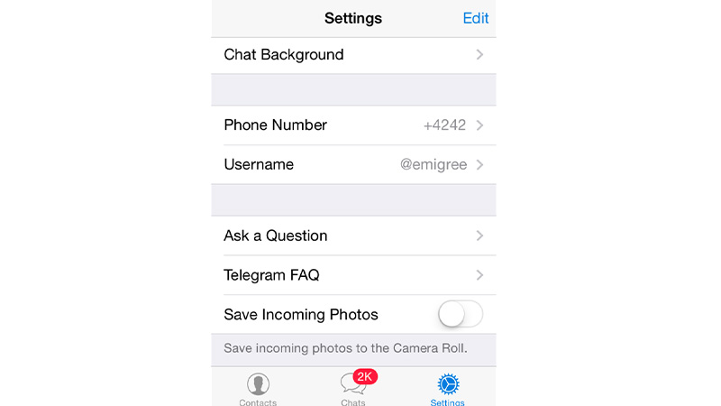 telegram for iphone