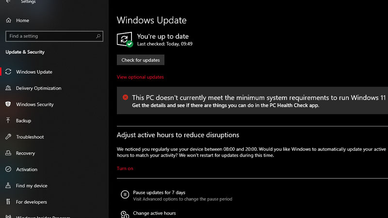 update windows 10 to fix start menu not working
