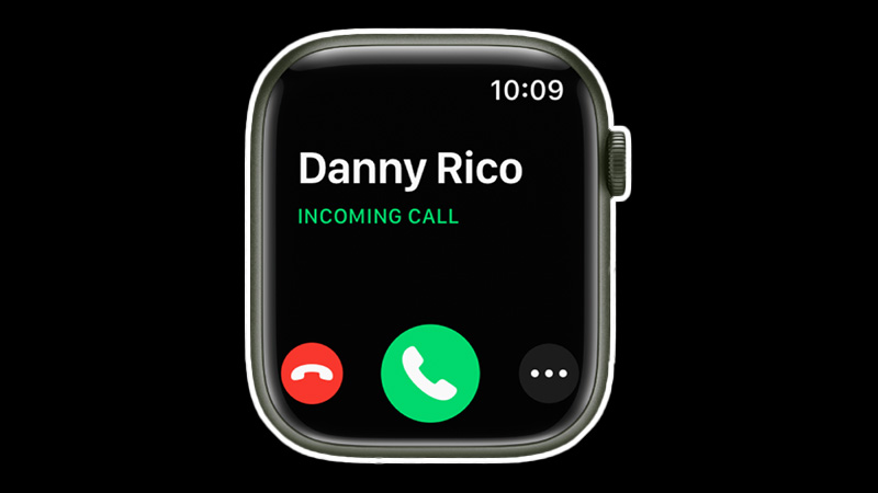 accept call on apple watch