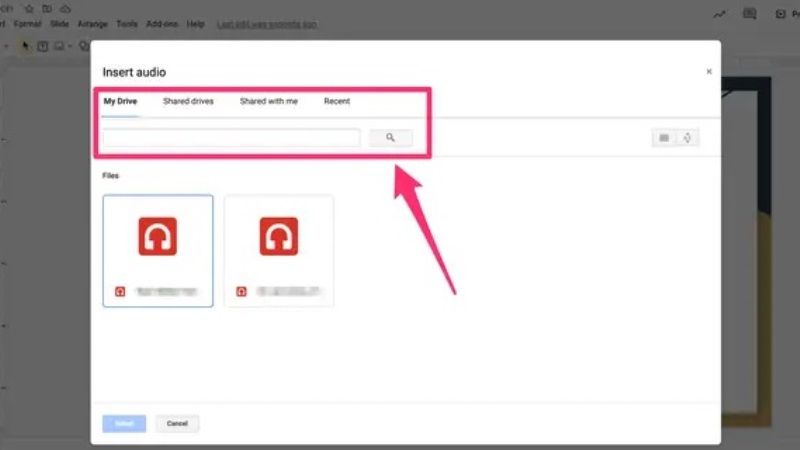 add audio to google slides