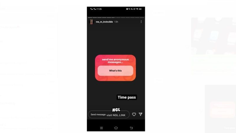 add ngl anonymous link to your instagram story bio
