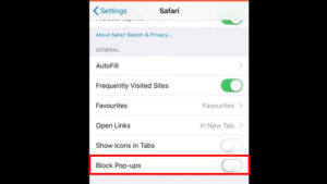 block pop-ups on safari browser to disable false pop-up ads