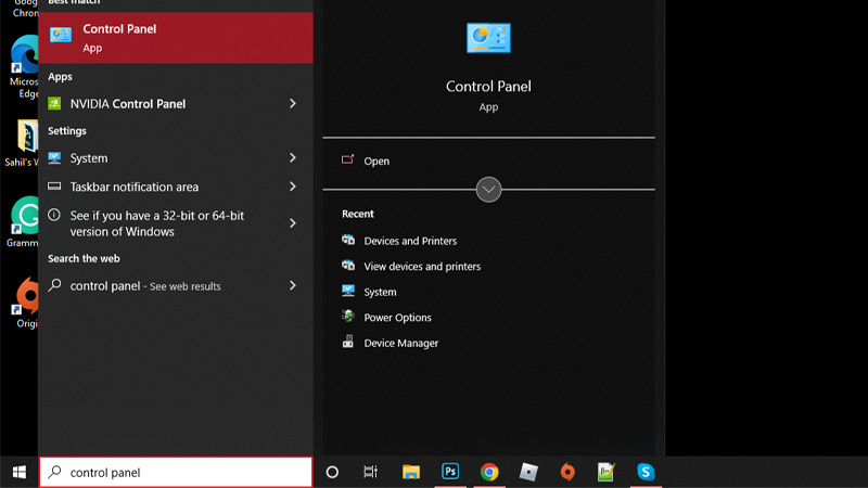 control-panel