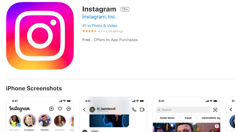 Download Instagram to Create Boomerang on iPhone