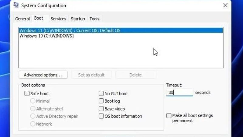fix dual boot option not showing in windows 11 10