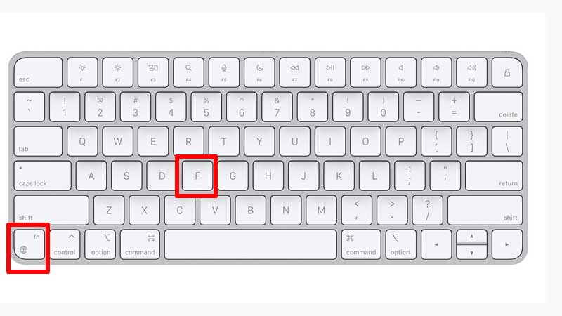 hot keys for exiting full screen