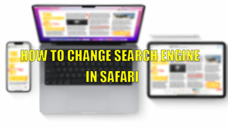 how to change search engine in safari