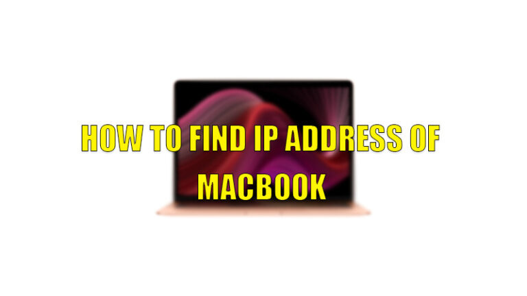 how to find ip address of macbook