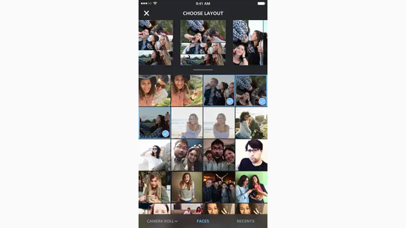 layout by instagram preview