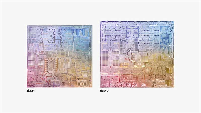 M1 Chip Compared to M2 Chip