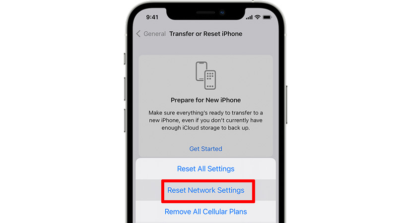 reset network settings