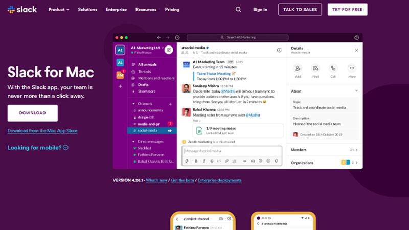 slack app on macos monterey
