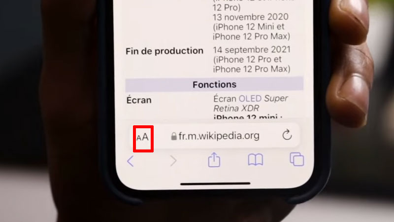 step to translate website iphone