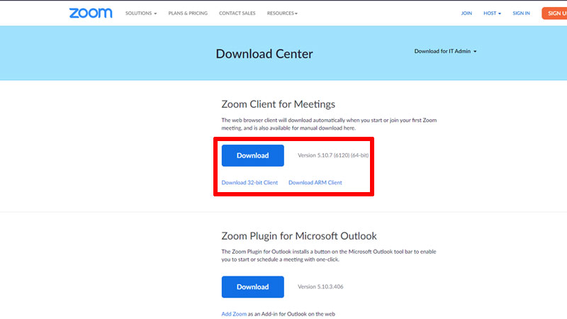 the zoom official site to download zoom app on your mac