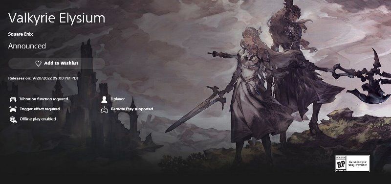 Valkyrie Elysium's Release Date Leaked on PSN