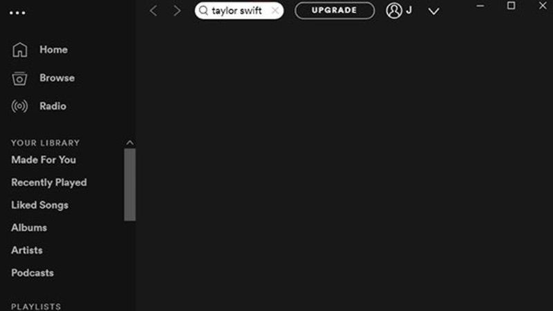 fix spotify search not working