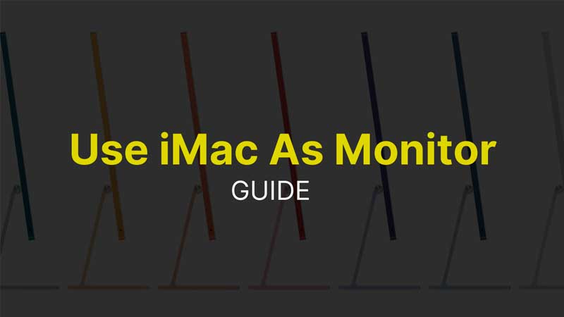 iMac Secondary Display