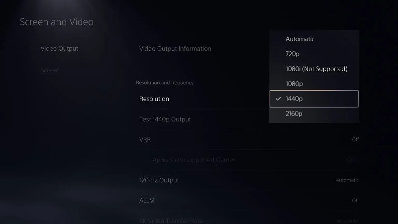 ps5 beta adds 1440p support & folders for games