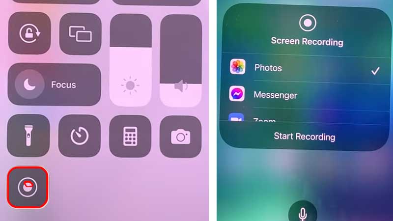 iPhone 13 Screen Recording