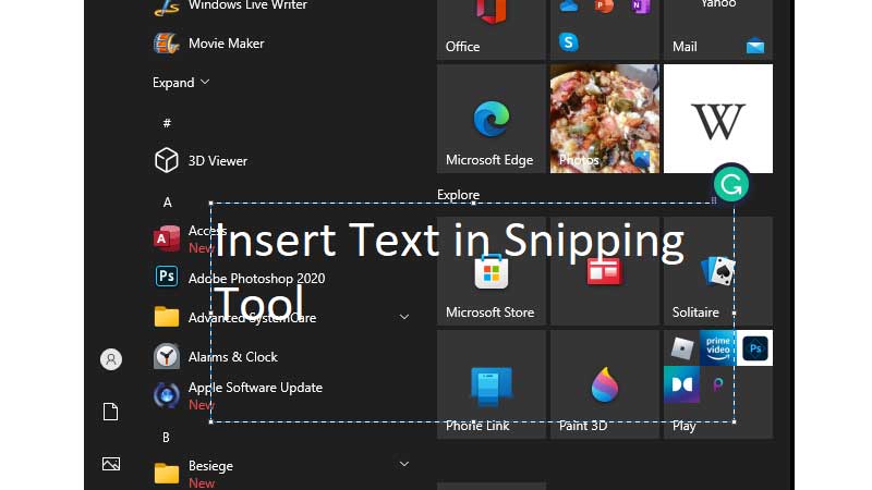 snipping-tool-insert-text