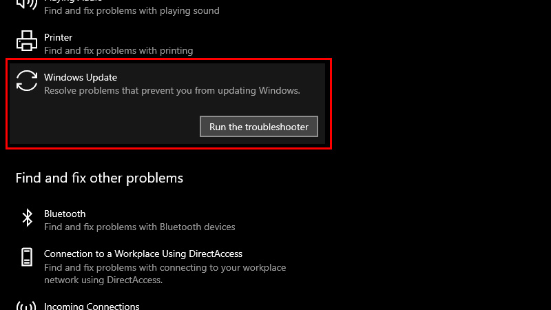 update-troubleshooter