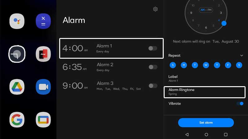 Change Alarm Sound