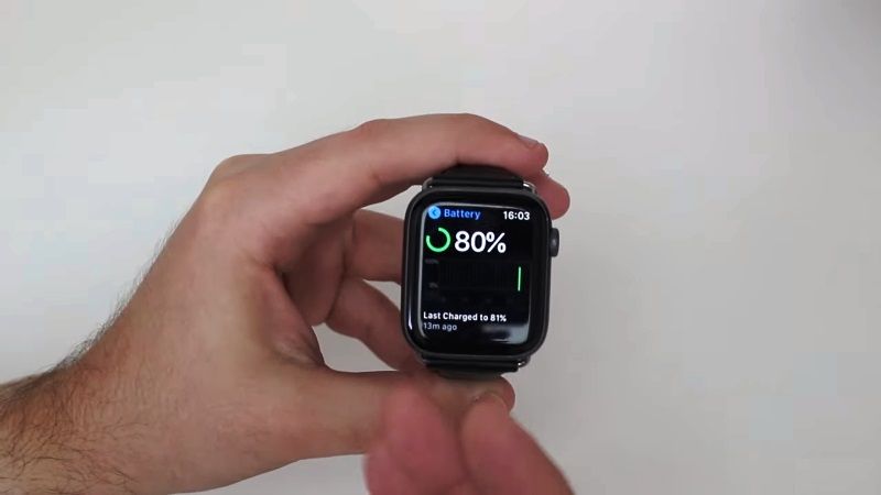 check battery health on apple watch